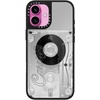 image:imageCASETiFY for iPhone 17 Case  Metallic Glaze MagSafe Compatible  ScratchResistant  Reflective  49 ft Drop Protection  Audio Cassette  Silver On BlackAudio Cassette
