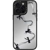 image:imageCASETiFY for iPhone 17 Case  Metallic Glaze MagSafe Compatible  ScratchResistant  Reflective  49 ft Drop Protection  Audio Cassette  Silver On BlackBlack Organza Ribbons