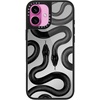 image:imageCASETiFY for iPhone 17 Case  Metallic Glaze MagSafe Compatible  ScratchResistant  Reflective  49 ft Drop Protection  Audio Cassette  Silver On BlackBlack Kingsnake