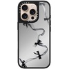 image:imageCASETiFY for iPhone 17 Case  Metallic Glaze MagSafe Compatible  ScratchResistant  Reflective  49 ft Drop Protection  Audio Cassette  Silver On BlackBlack Organza Ribbons