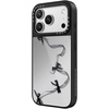 image:imageCASETiFY for iPhone 17 Case  Metallic Glaze MagSafe Compatible  ScratchResistant  Reflective  49 ft Drop Protection  Audio Cassette  Silver On BlackBlack Organza Ribbons