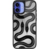 image:imageCASETiFY for iPhone 17 Case  Metallic Glaze MagSafe Compatible  ScratchResistant  Reflective  49 ft Drop Protection  Audio Cassette  Silver On BlackBlack Kingsnake