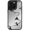 image:imageCASETiFY for iPhone 17 Case  Metallic Glaze MagSafe Compatible  ScratchResistant  Reflective  49 ft Drop Protection  Audio Cassette  Silver On BlackBlack Organza Ribbons