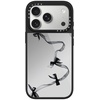 image:imageCASETiFY for iPhone 17 Case  Metallic Glaze MagSafe Compatible  ScratchResistant  Reflective  49 ft Drop Protection  Audio Cassette  Silver On BlackBlack Organza Ribbons