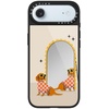 image:imageCASETiFY for iPhone 17 Case  Metallic Glaze MagSafe Compatible  ScratchResistant  Reflective  49 ft Drop Protection  Audio Cassette  Silver On BlackCheckered Dachshund Mirror