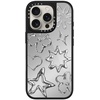 image:imageCASETiFY for iPhone 17 Case  Metallic Glaze MagSafe Compatible  ScratchResistant  Reflective  49 ft Drop Protection  Audio Cassette  Silver On BlackChrome Doodles