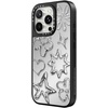 image:imageCASETiFY for iPhone 17 Case  Metallic Glaze MagSafe Compatible  ScratchResistant  Reflective  49 ft Drop Protection  Audio Cassette  Silver On BlackChrome Doodles