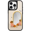 image:imageCASETiFY for iPhone 17 Case  Metallic Glaze MagSafe Compatible  ScratchResistant  Reflective  49 ft Drop Protection  Audio Cassette  Silver On BlackCheckered Dachshund Mirror