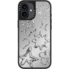 image:imageCASETiFY for iPhone 17 Case  Metallic Glaze MagSafe Compatible  ScratchResistant  Reflective  49 ft Drop Protection  Audio Cassette  Silver On BlackChrome Doodles