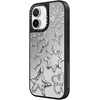 image:imageCASETiFY for iPhone 17 Case  Metallic Glaze MagSafe Compatible  ScratchResistant  Reflective  49 ft Drop Protection  Audio Cassette  Silver On BlackChrome Doodles