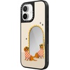 image:imageCASETiFY for iPhone 17 Case  Metallic Glaze MagSafe Compatible  ScratchResistant  Reflective  49 ft Drop Protection  Audio Cassette  Silver On BlackCheckered Dachshund Mirror
