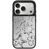 image:imageCASETiFY for iPhone 17 Case  Metallic Glaze MagSafe Compatible  ScratchResistant  Reflective  49 ft Drop Protection  Audio Cassette  Silver On BlackChrome Doodles