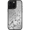 image:imageCASETiFY for iPhone 17 Case  Metallic Glaze MagSafe Compatible  ScratchResistant  Reflective  49 ft Drop Protection  Audio Cassette  Silver On BlackChrome Doodles