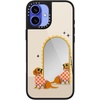 image:imageCASETiFY for iPhone 17 Case  Metallic Glaze MagSafe Compatible  ScratchResistant  Reflective  49 ft Drop Protection  Audio Cassette  Silver On BlackCheckered Dachshund Mirror