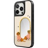image:imageCASETiFY for iPhone 17 Case  Metallic Glaze MagSafe Compatible  ScratchResistant  Reflective  49 ft Drop Protection  Audio Cassette  Silver On BlackCheckered Dachshund Mirror