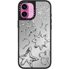 image:imageCASETiFY for iPhone 17 Case  Metallic Glaze MagSafe Compatible  ScratchResistant  Reflective  49 ft Drop Protection  Audio Cassette  Silver On BlackChrome Doodles
