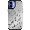 image:imageCASETiFY for iPhone 17 Case  Metallic Glaze MagSafe Compatible  ScratchResistant  Reflective  49 ft Drop Protection  Audio Cassette  Silver On BlackChrome Doodles