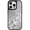 image:imageCASETiFY for iPhone 17 Case  Metallic Glaze MagSafe Compatible  ScratchResistant  Reflective  49 ft Drop Protection  Audio Cassette  Silver On BlackChrome Doodles