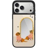 image:imageCASETiFY for iPhone 17 Case  Metallic Glaze MagSafe Compatible  ScratchResistant  Reflective  49 ft Drop Protection  Audio Cassette  Silver On BlackCheckered Dachshund Mirror