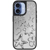 image:imageCASETiFY for iPhone 17 Case  Metallic Glaze MagSafe Compatible  ScratchResistant  Reflective  49 ft Drop Protection  Audio Cassette  Silver On BlackChrome Doodles