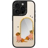 image:imageCASETiFY for iPhone 17 Case  Metallic Glaze MagSafe Compatible  ScratchResistant  Reflective  49 ft Drop Protection  Audio Cassette  Silver On BlackCheckered Dachshund Mirror