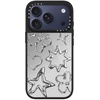 image:imageCASETiFY for iPhone 17 Case  Metallic Glaze MagSafe Compatible  ScratchResistant  Reflective  49 ft Drop Protection  Audio Cassette  Silver On BlackChrome Doodles