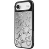 image:imageCASETiFY for iPhone 17 Case  Metallic Glaze MagSafe Compatible  ScratchResistant  Reflective  49 ft Drop Protection  Audio Cassette  Silver On BlackChrome Doodles