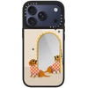 image:imageCASETiFY for iPhone 17 Case  Metallic Glaze MagSafe Compatible  ScratchResistant  Reflective  49 ft Drop Protection  Audio Cassette  Silver On BlackCheckered Dachshund Mirror