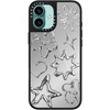 image:imageCASETiFY for iPhone 17 Case  Metallic Glaze MagSafe Compatible  ScratchResistant  Reflective  49 ft Drop Protection  Audio Cassette  Silver On BlackChrome Doodles