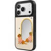 image:imageCASETiFY for iPhone 17 Case  Metallic Glaze MagSafe Compatible  ScratchResistant  Reflective  49 ft Drop Protection  Audio Cassette  Silver On BlackCheckered Dachshund Mirror