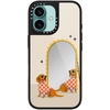 image:imageCASETiFY for iPhone 17 Case  Metallic Glaze MagSafe Compatible  ScratchResistant  Reflective  49 ft Drop Protection  Audio Cassette  Silver On BlackCheckered Dachshund Mirror
