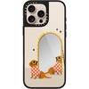 image:imageCASETiFY for iPhone 17 Case  Metallic Glaze MagSafe Compatible  ScratchResistant  Reflective  49 ft Drop Protection  Audio Cassette  Silver On BlackCheckered Dachshund Mirror