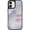 image:imageCASETiFY for iPhone 17 Case  Metallic Glaze MagSafe Compatible  ScratchResistant  Reflective  49 ft Drop Protection  Audio Cassette  Silver On BlackClouds