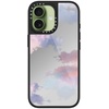 image:imageCASETiFY for iPhone 17 Case  Metallic Glaze MagSafe Compatible  ScratchResistant  Reflective  49 ft Drop Protection  Audio Cassette  Silver On BlackClouds