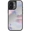 image:imageCASETiFY for iPhone 17 Case  Metallic Glaze MagSafe Compatible  ScratchResistant  Reflective  49 ft Drop Protection  Audio Cassette  Silver On BlackClouds