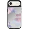 image:imageCASETiFY for iPhone 17 Case  Metallic Glaze MagSafe Compatible  ScratchResistant  Reflective  49 ft Drop Protection  Audio Cassette  Silver On BlackClouds
