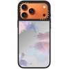 image:imageCASETiFY for iPhone 17 Case  Metallic Glaze MagSafe Compatible  ScratchResistant  Reflective  49 ft Drop Protection  Audio Cassette  Silver On BlackClouds