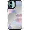 image:imageCASETiFY for iPhone 17 Case  Metallic Glaze MagSafe Compatible  ScratchResistant  Reflective  49 ft Drop Protection  Audio Cassette  Silver On BlackClouds