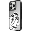 image:imageCASETiFY for iPhone 17 Case  Metallic Glaze MagSafe Compatible  ScratchResistant  Reflective  49 ft Drop Protection  Audio Cassette  Silver On BlackDOG LOVES COFFEE