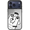 image:imageCASETiFY for iPhone 17 Case  Metallic Glaze MagSafe Compatible  ScratchResistant  Reflective  49 ft Drop Protection  Audio Cassette  Silver On BlackDOG LOVES COFFEE