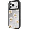 image:imageCASETiFY for iPhone 17 Case  Metallic Glaze MagSafe Compatible  ScratchResistant  Reflective  49 ft Drop Protection  Audio Cassette  Silver On BlackDaisy by Katies Collective