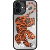 image:imageCASETiFY for iPhone 17 Case  Metallic Glaze MagSafe Compatible  ScratchResistant  Reflective  49 ft Drop Protection  Audio Cassette  Silver On BlackFierce Tiger