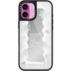 image:imageCASETiFY for iPhone 17 Case  Metallic Glaze MagSafe Compatible  ScratchResistant  Reflective  49 ft Drop Protection  Audio Cassette  Silver On BlackFirst Snow