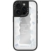 image:imageCASETiFY for iPhone 17 Case  Metallic Glaze MagSafe Compatible  ScratchResistant  Reflective  49 ft Drop Protection  Audio Cassette  Silver On BlackFirst Snow