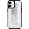 image:imageCASETiFY for iPhone 17 Case  Metallic Glaze MagSafe Compatible  ScratchResistant  Reflective  49 ft Drop Protection  Audio Cassette  Silver On BlackFirst Snow