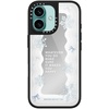 image:imageCASETiFY for iPhone 17 Case  Metallic Glaze MagSafe Compatible  ScratchResistant  Reflective  49 ft Drop Protection  Audio Cassette  Silver On BlackFirst Snow
