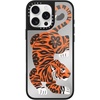 image:imageCASETiFY for iPhone 17 Case  Metallic Glaze MagSafe Compatible  ScratchResistant  Reflective  49 ft Drop Protection  Audio Cassette  Silver On BlackFierce Tiger
