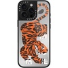 image:imageCASETiFY for iPhone 17 Case  Metallic Glaze MagSafe Compatible  ScratchResistant  Reflective  49 ft Drop Protection  Audio Cassette  Silver On BlackFierce Tiger
