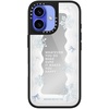 image:imageCASETiFY for iPhone 17 Case  Metallic Glaze MagSafe Compatible  ScratchResistant  Reflective  49 ft Drop Protection  Audio Cassette  Silver On BlackFirst Snow