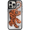 image:imageCASETiFY for iPhone 17 Case  Metallic Glaze MagSafe Compatible  ScratchResistant  Reflective  49 ft Drop Protection  Audio Cassette  Silver On BlackFierce Tiger